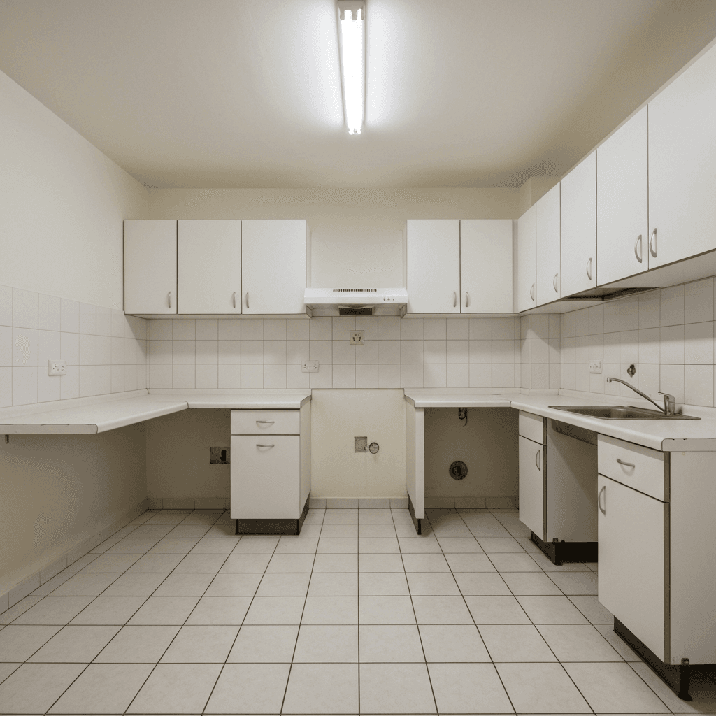 Original BTO kitchen before renovation planning