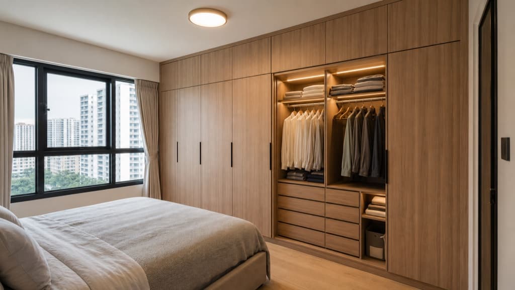Built-In Wardrobe Cost Singapore 2026: Price & Design Guide article cover