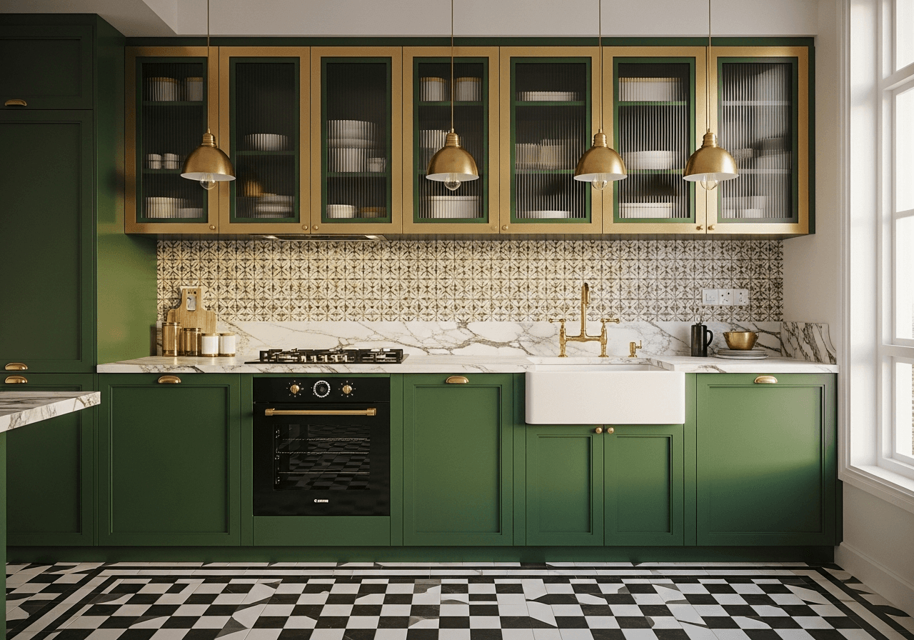 Art Deco Singapore Kitchen