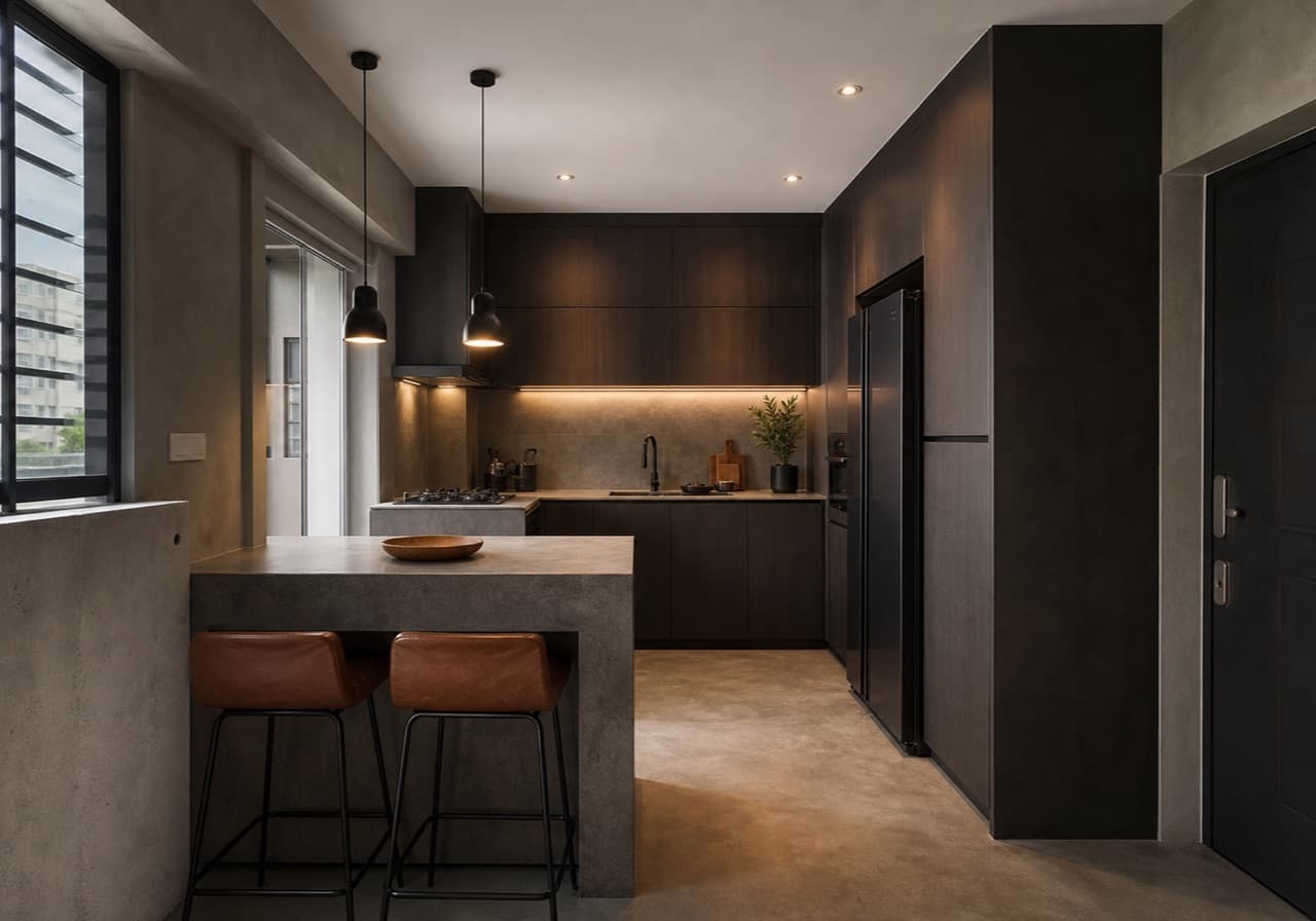Brutalist Kitchen