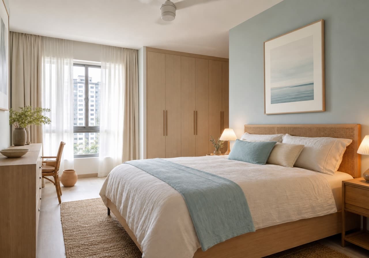 Coastal Master Bedroom