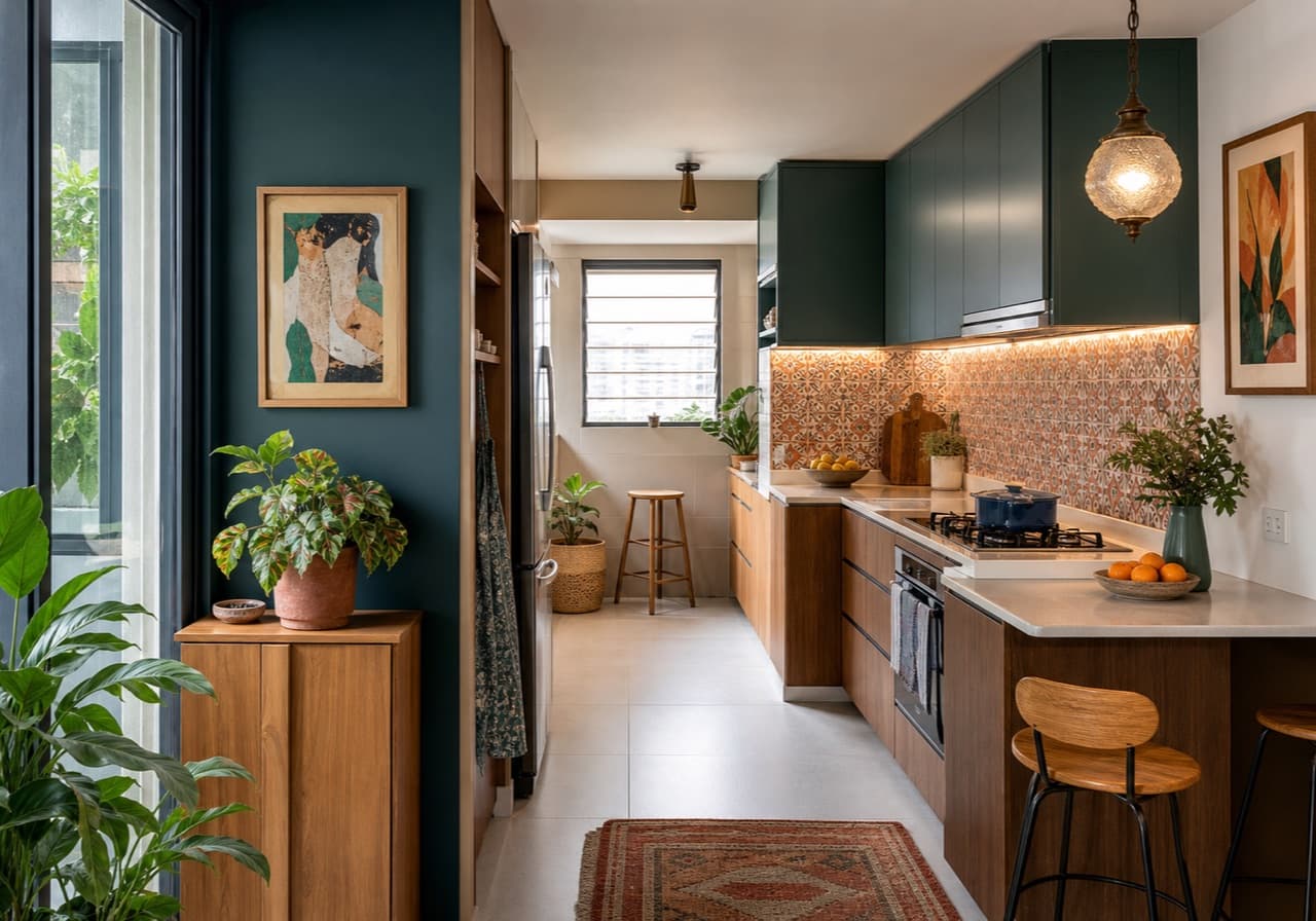 Eclectic Kitchen design Singapore