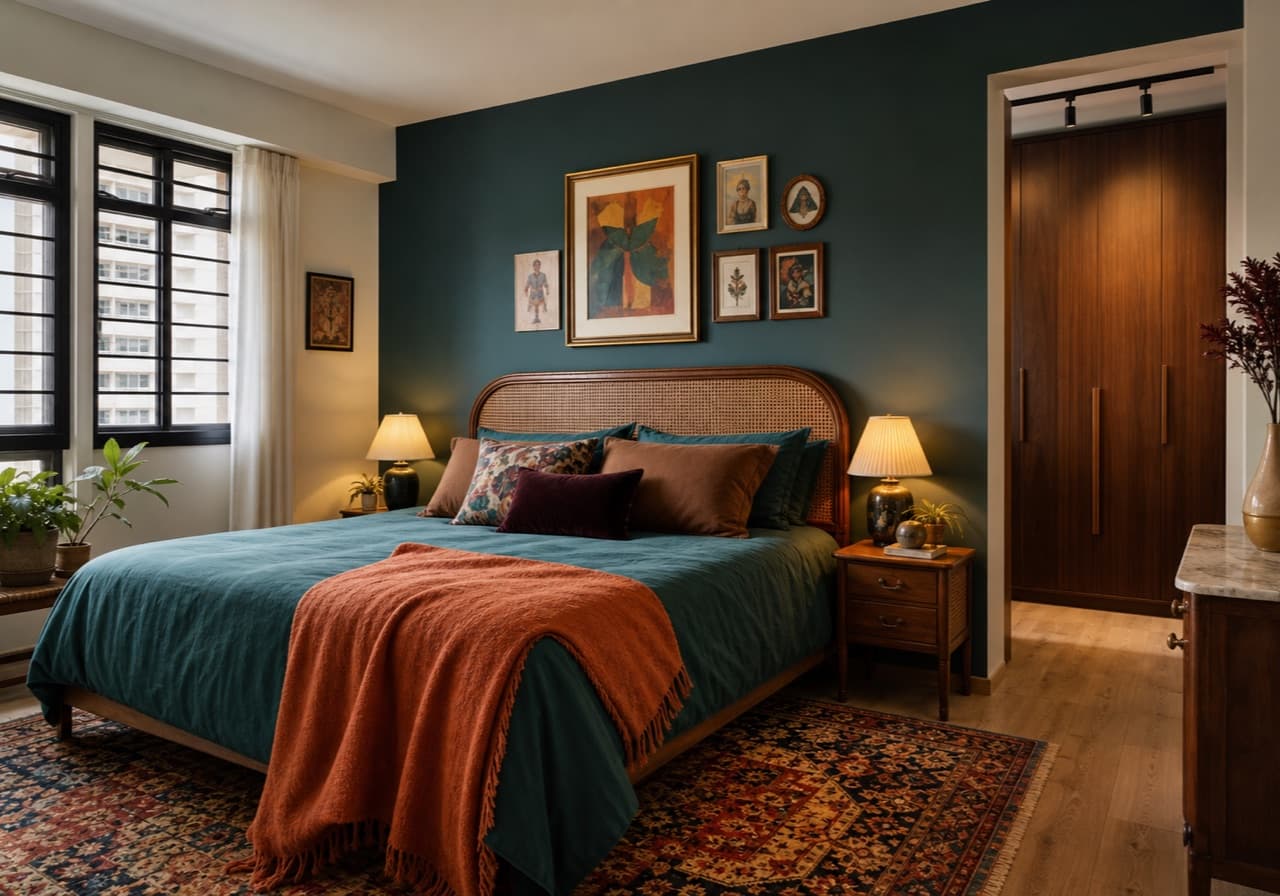 Eclectic Master Bedroom