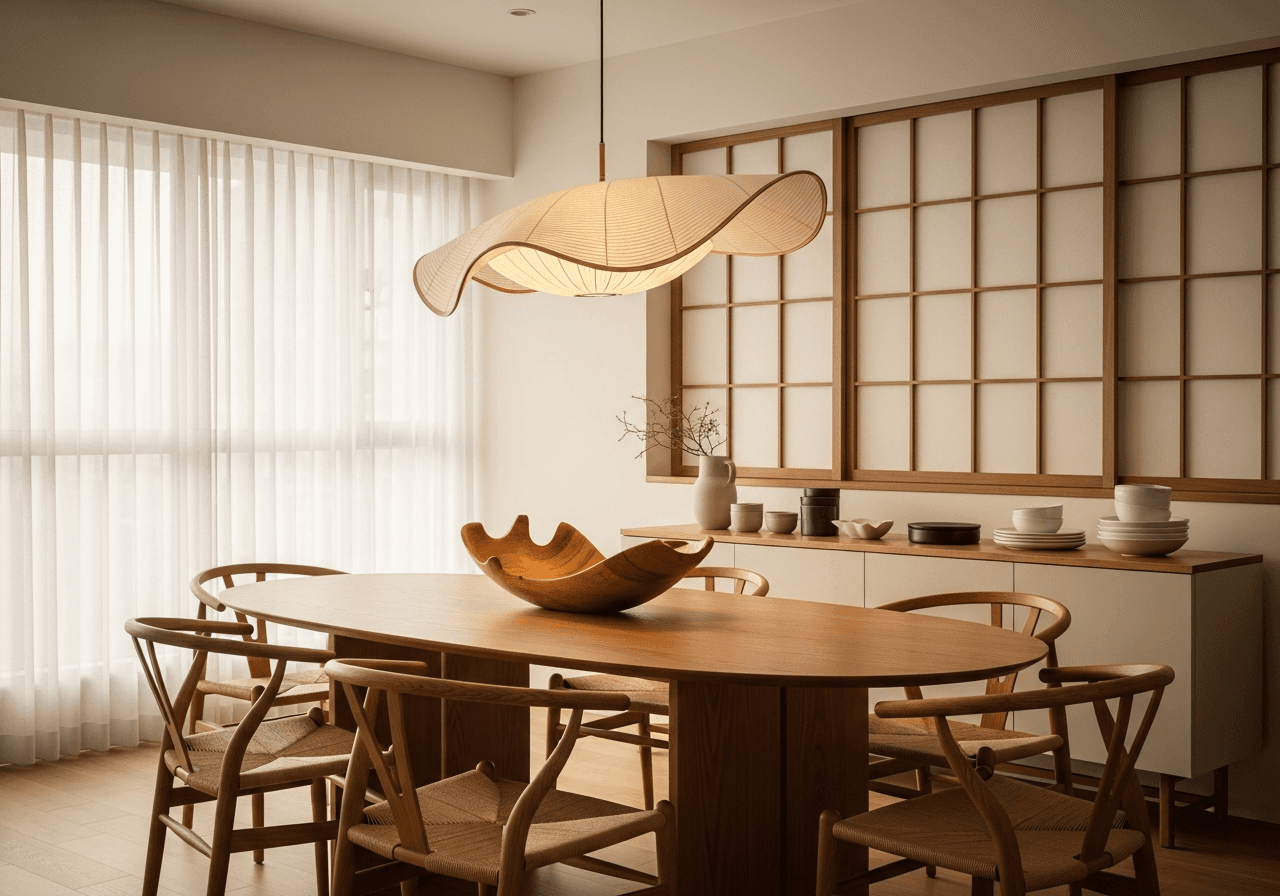 Japandi Dining Room