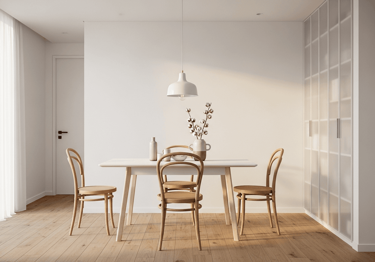 Muji Minimalist Dining Room