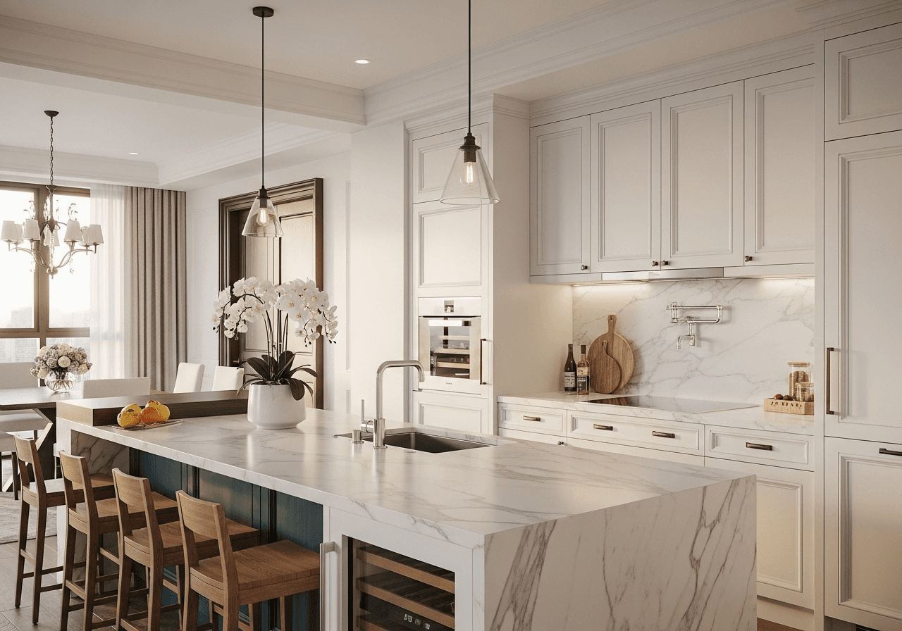 Resort Living Kitchen design Singapore