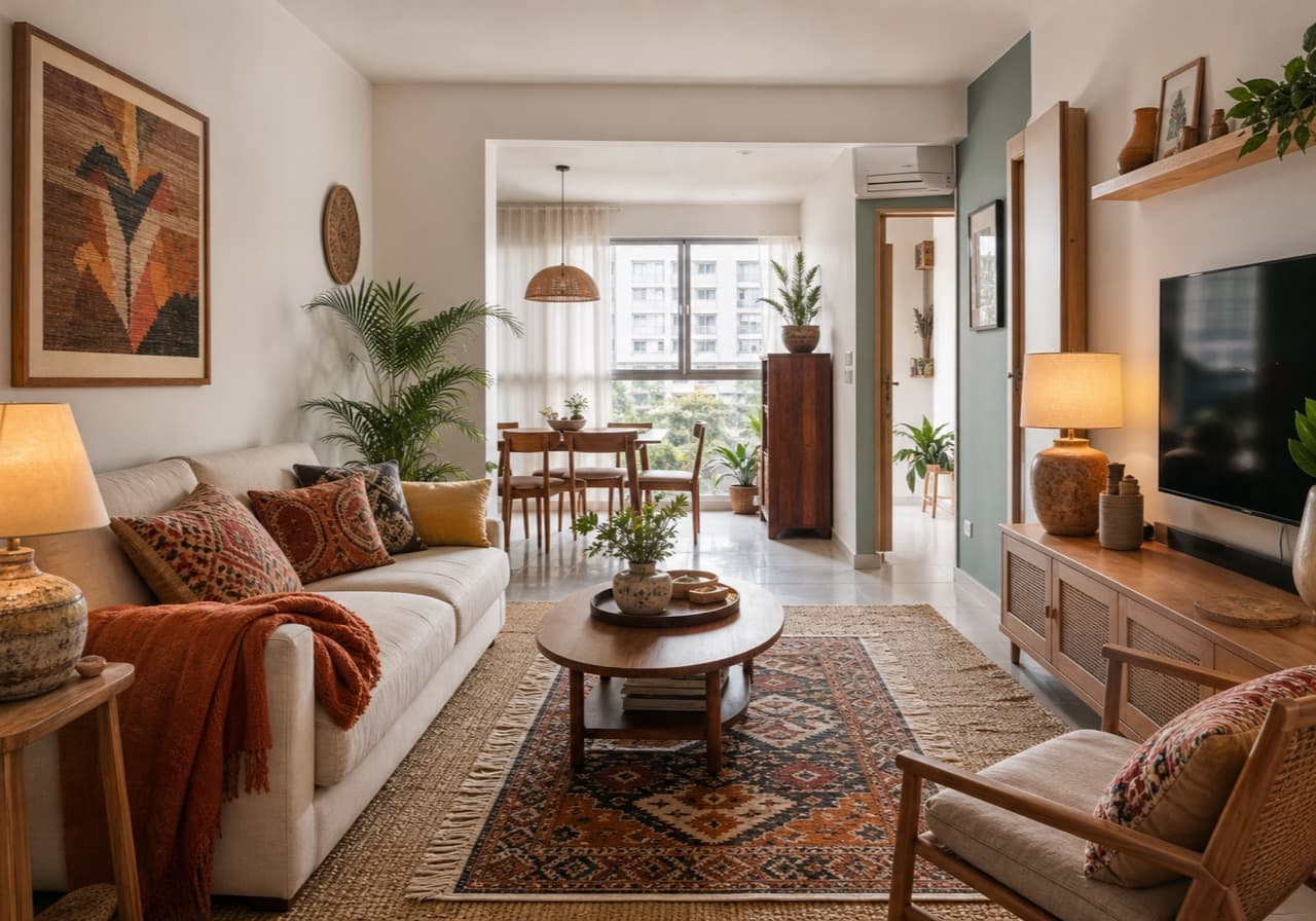 Bohemian interior design Singapore