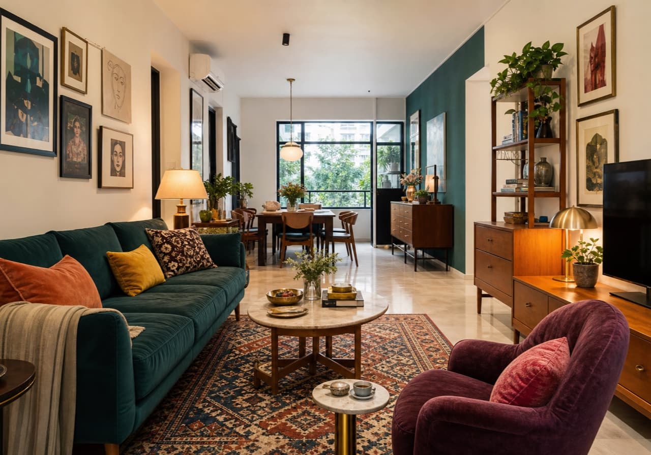 Eclectic interior design Singapore