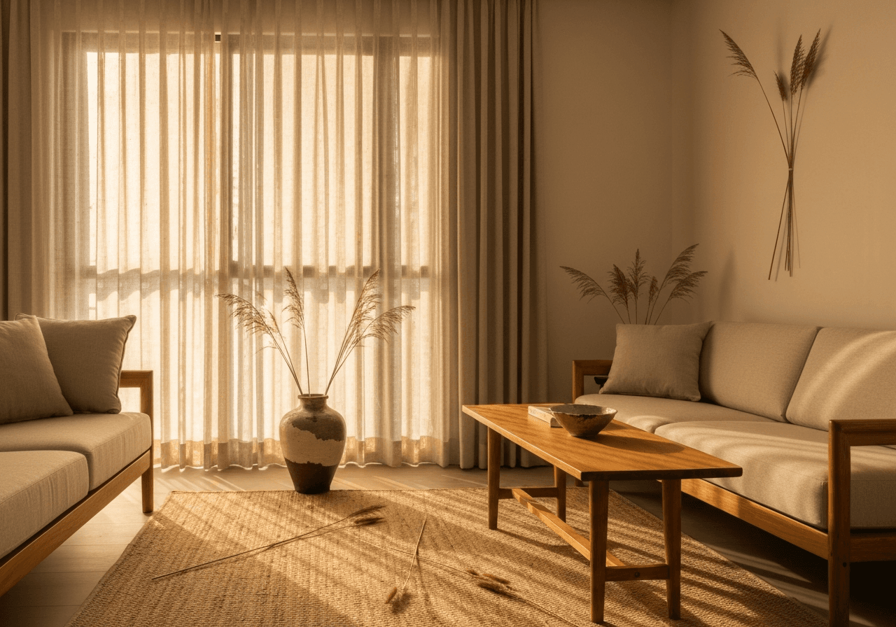 2-Room Flexi Japandi interior design