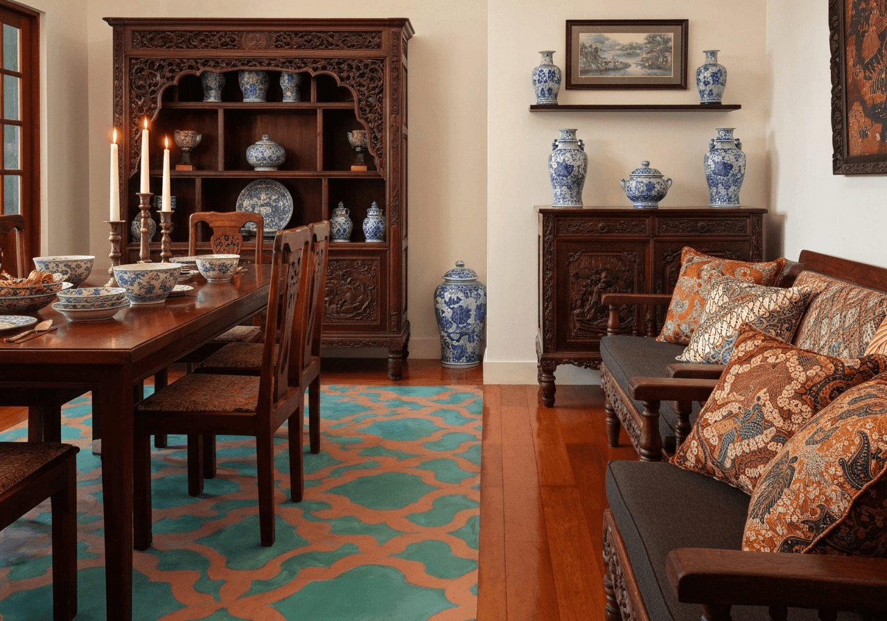 Peranakan-Inspired interior design Singapore