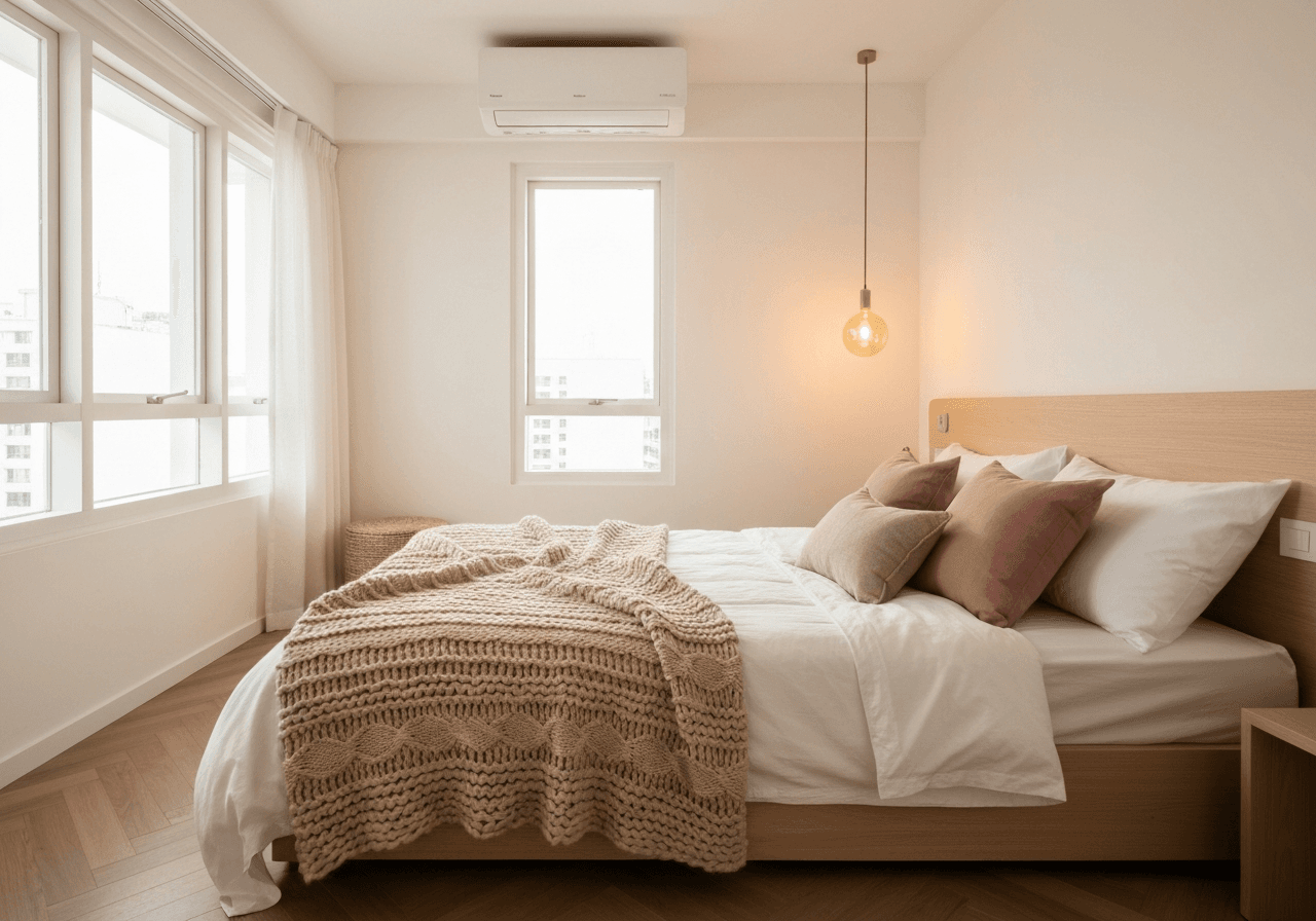 Scandinavian Warm interior design Singapore